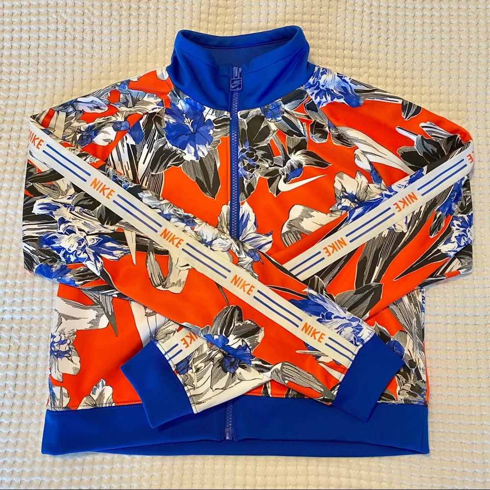 Nike Floral Cropped Jacket